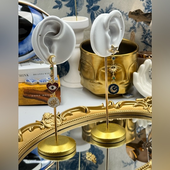 🆕 KATE SPADE 🧿 NWT Like Magic Liner Charm Earrings - Picture 15 of 16